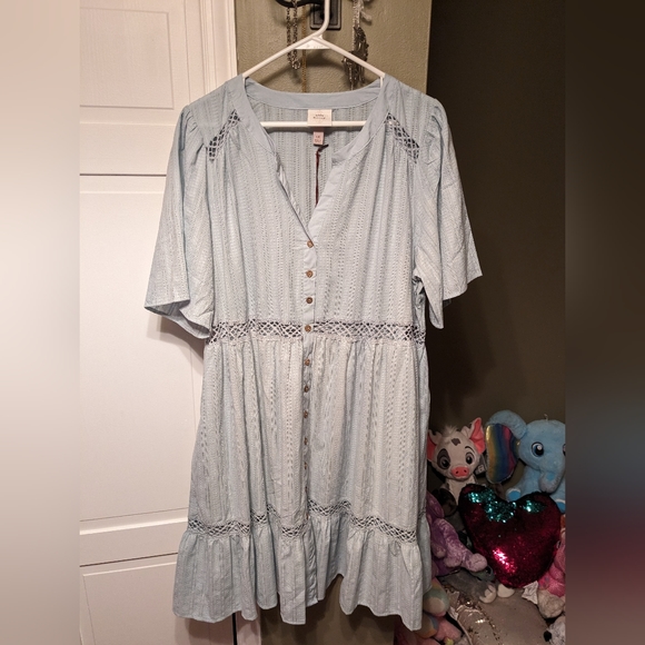 Knox Rose Dress, light blue - Picture 2 of 4
